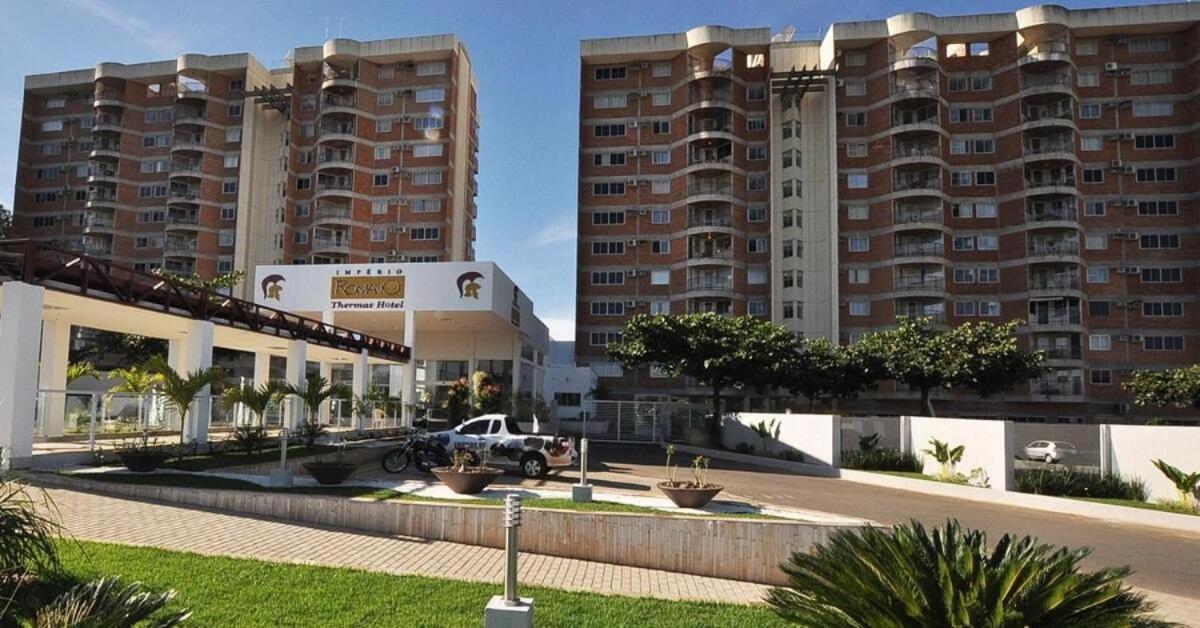 Apartamento Imperio Romano - 2 Quartos, 24Hs Piscina Caldas Novas Kültér fotó